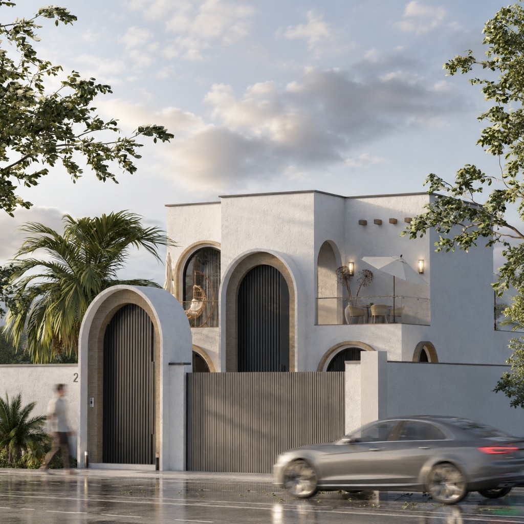 Bohoo Villa — street facade, Ramsar